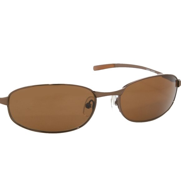 NWT Tonga Oblong Optical polarized glass smoke lens sunglasses RXable frame - Picture 2 of 3